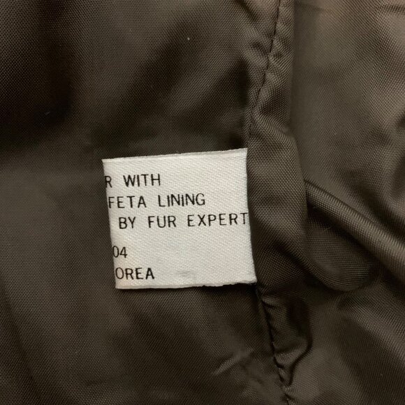 VTG 50s 60s Dark Brown 100% Rabbit Fur Coat Open Front Womens SZ M Pockets EUC - Picture 7 of 10